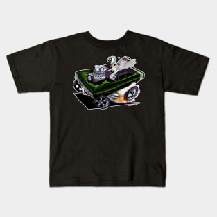 FULL CHARGE 1968 Green Kids T-Shirt